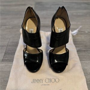 Jimmy Choo Patent High Heel Sandals